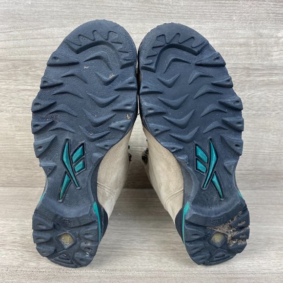 Reebok Vintage Women's Size 6 Lace Up Hiking Boots Brown Teal - Picture 7 of 7